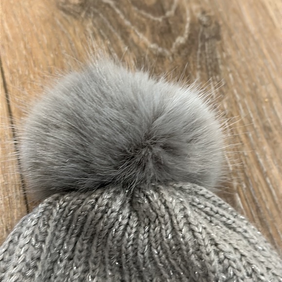 Like New Victoria’s Secret Winter Hat! Silver Sparkly with Pretty Embellishments - Picture 5 of 8